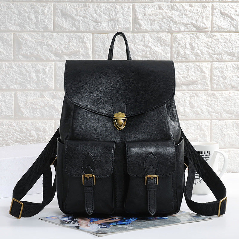 backpack purse fashion leather Leathario Small Backpack for Women, Genuine Leather Backpack Purse for