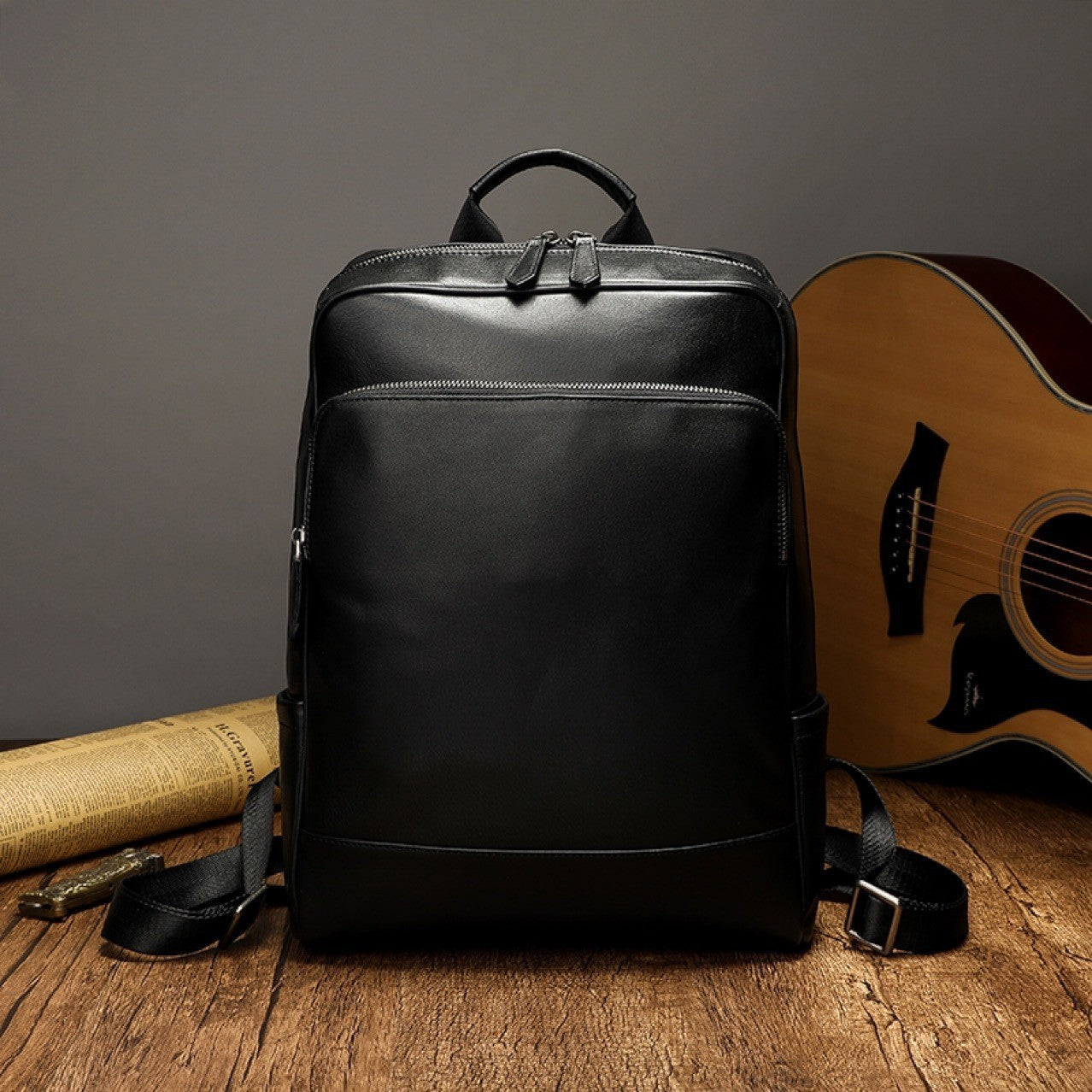 Leathario Vintage Genuine Leather Backpack for Men Laptop Bag Overnigh
