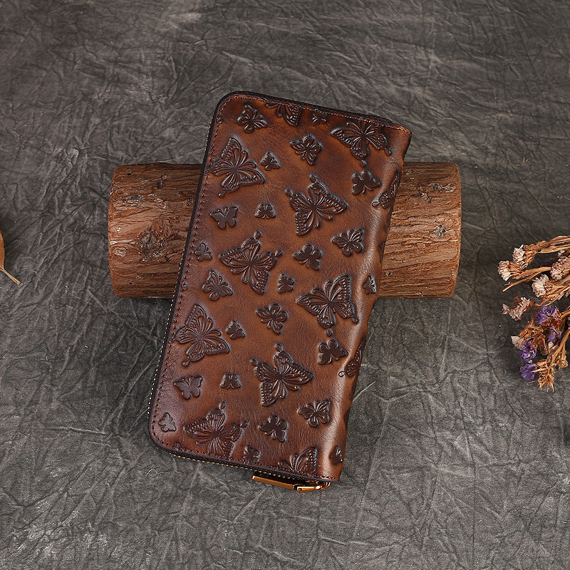 Leathario Genuine Leather Women's Wallets, Small Wallet for Women, Designer Womens Purse