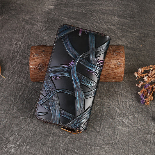 Leathario Genuine Leather Women's Wallet, Small Wallet for Women, Women's Purses, Fashion Womens Bags