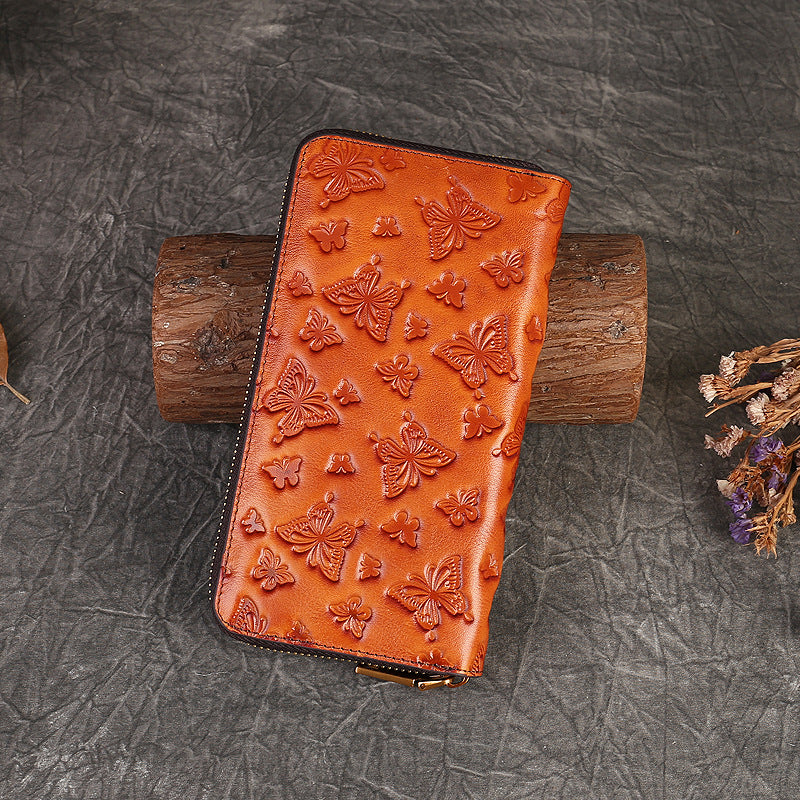 Leathario Genuine Leather Women's Wallets, Small Wallet for Women, Designer Womens Purse