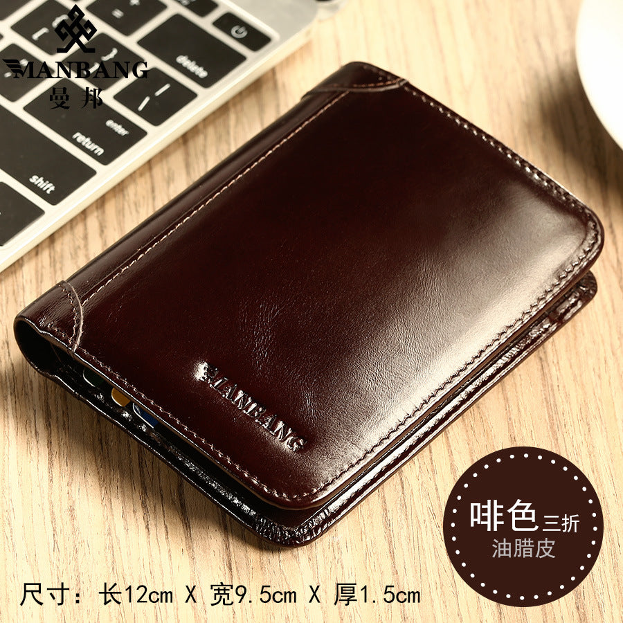 Leathario Genuine Leather Wallet for Men,Premium Mens Wallet, Card Holder Wallet for Men, Men's Coin Purse