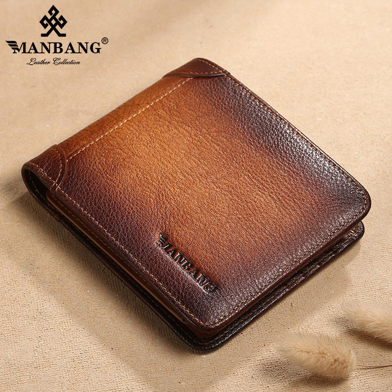 Leathario Genuine Leather Wallet for Men,Premium Mens Wallet, Card Holder Wallet for Men, Men's Coin Purse