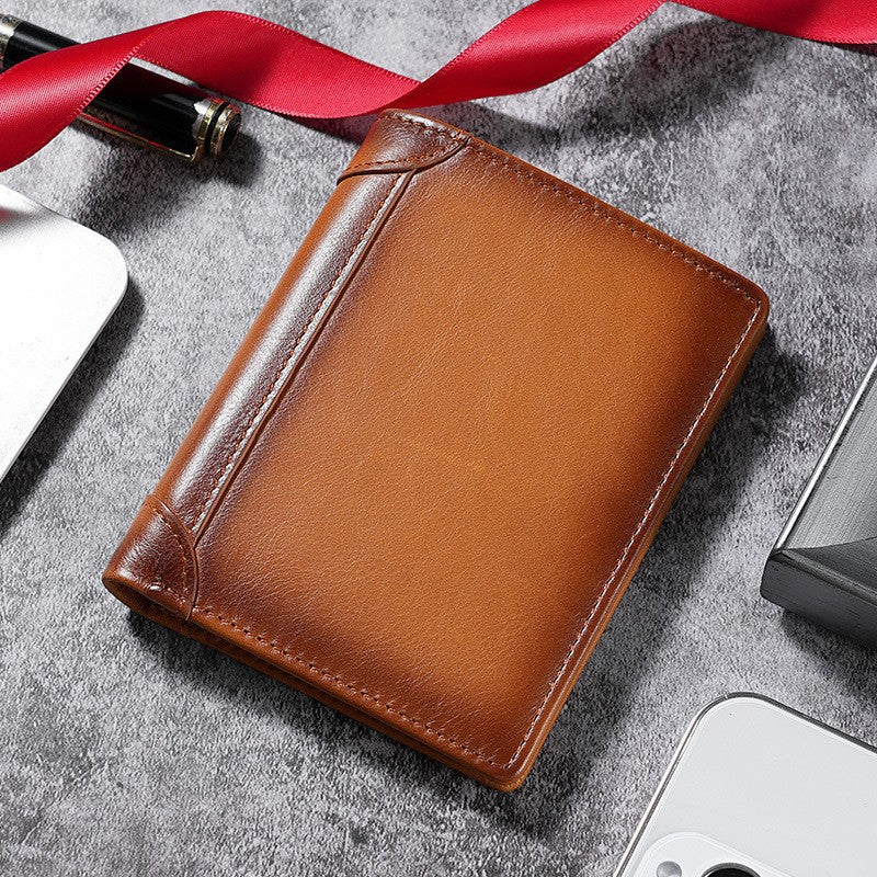 Leathario Genuine Leather Wallet for Men, Premium Mens Wallet, Card Holder Purse for Men