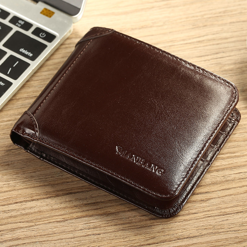 Leathario Genuine Leather Wallet for Men,Premium Mens Wallet, Card Holder Wallet for Men, Men's Coin Purse