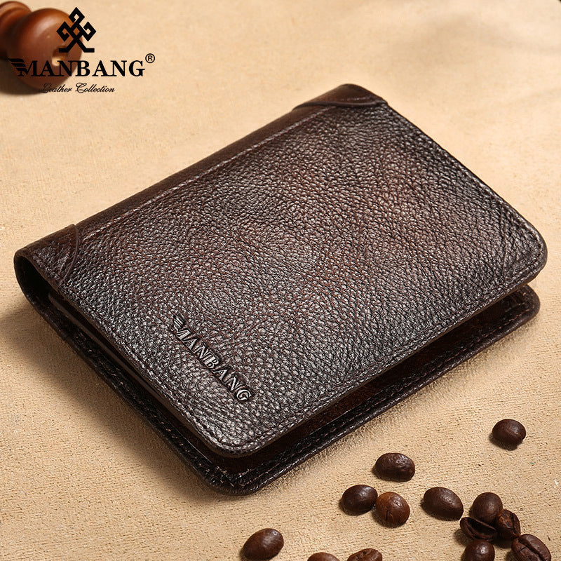 Leathario Genuine Leather Wallet for Men,Premium Mens Wallet, Card Holder Wallet for Men, Men's Coin Purse