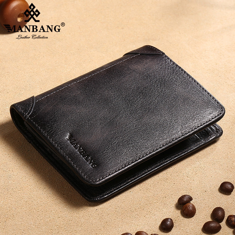 Leathario Genuine Leather Wallet for Men,Premium Mens Wallet, Card Holder Wallet for Men, Men's Coin Purse