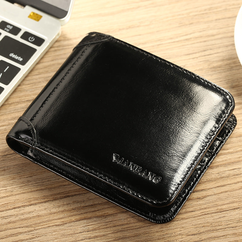 Leathario Genuine Leather Wallet for Men,Premium Mens Wallet, Card Holder Wallet for Men, Men's Coin Purse