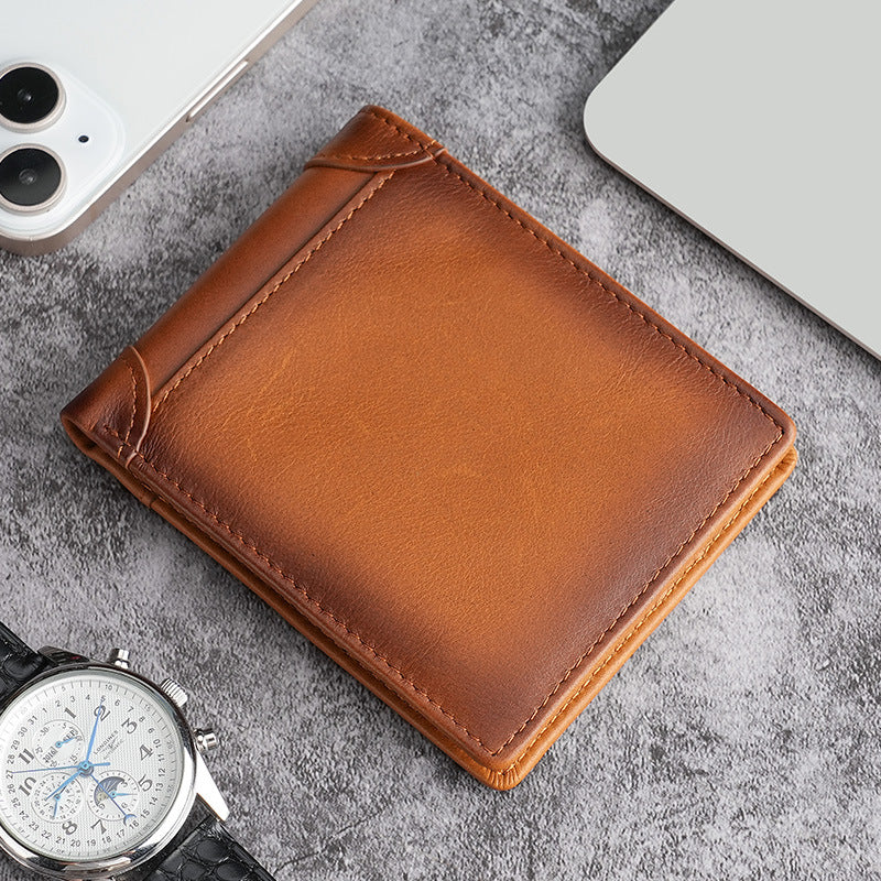 Leathario Genuine Leather Wallet for Men, Premium Mens Wallet, Card Holder Purse for Men